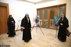 مراسم شب شعر فاطمی در بیت حضرت امام خمینی در خمین