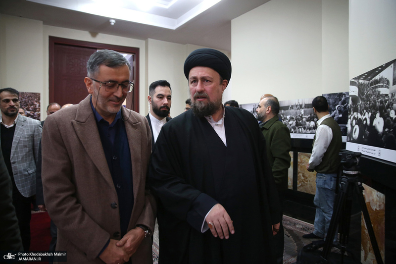 دیدار شهردار و اعضای شورای شهر تهران با سید حسن خمینی