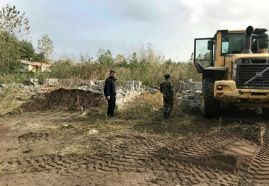 بیش از 11 هکتار از اراضی ملی و ساحلی منطقه‌آزاد انزلی رفع تصرف شد