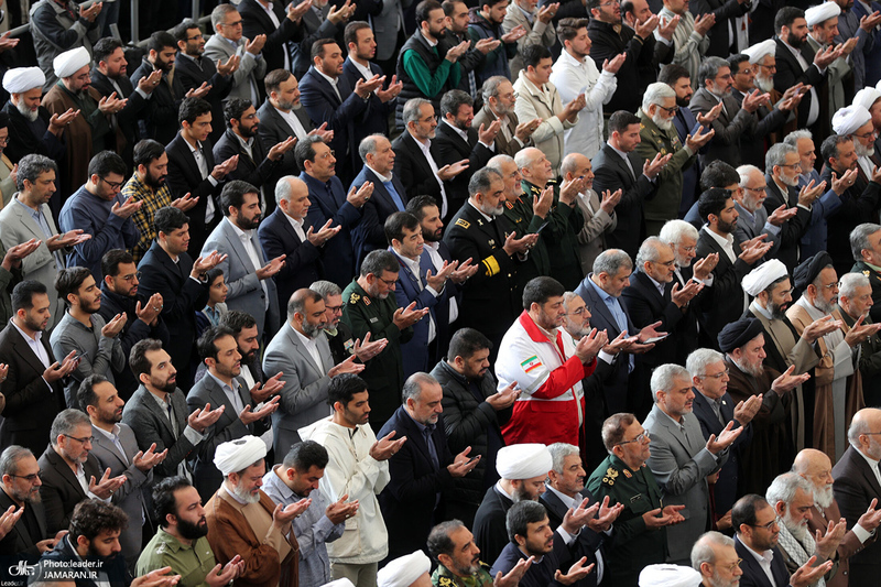 اقامه نماز عید سعید فطر به امامت رهبر معظم انقلاب