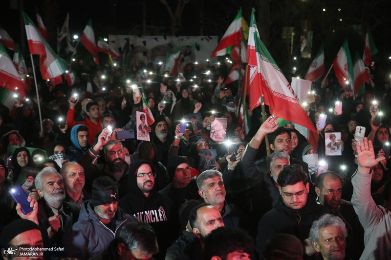 اجتماع حمایت از رزمندگان در مقابله با دشمن آمریکایی - صهیونی در پرند -2