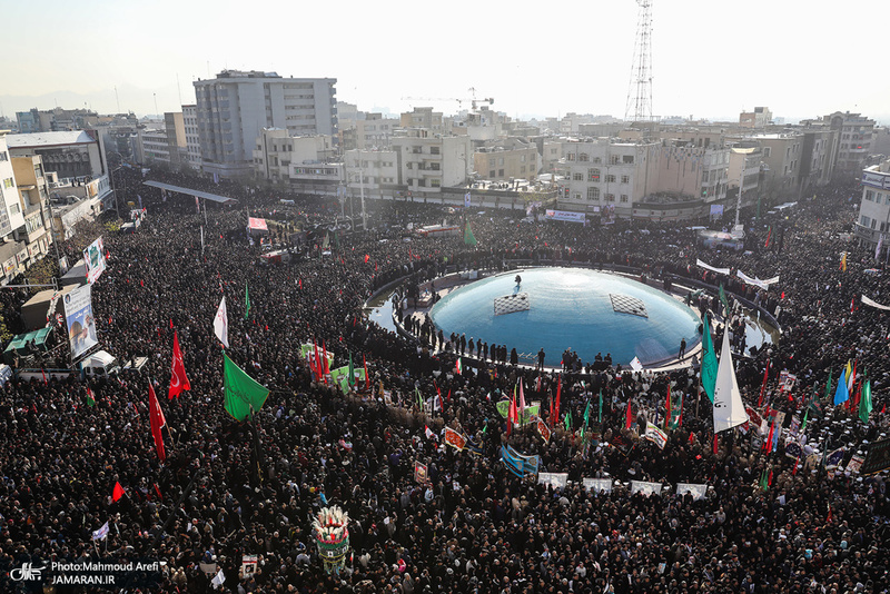 حضور میلیون ها تهرانی در تشییع پیکر مطهر سردار قاسم سلیمانی - 2