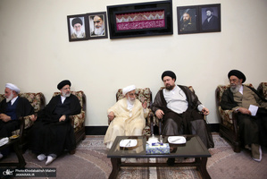 حاشیه تجدید میثاق هیأت رئیسه و اعضای مجلس خبرگان رهبری با آرمان های امام خمینی(س)