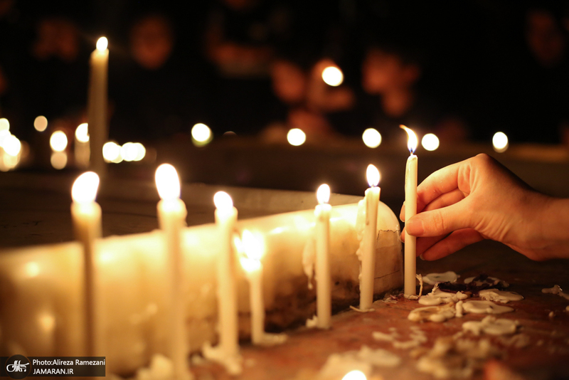 مراسم شام غریبان در میدان امام حسین (ع)