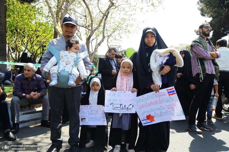 راهپیمایی باشکوه روز قدس در قم -1