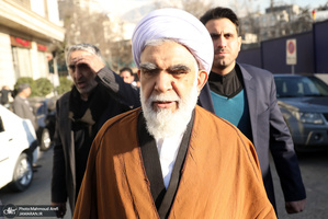 مراسم تشییع آیت الله سید هاشم رسولی محلاتی(ره) در تهران