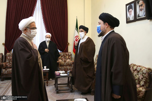 تجدید میثاق رئیس قوه قضاییه و مسئولان قضایی با آرمان‌های امام خمینی(س)