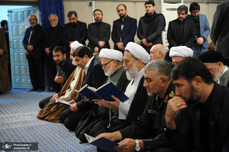 مراسم ترحیم و بزرگداشت آیت‌الله هاشمی شاهرودی(ره) با حضور رهبر معظم انقلاب