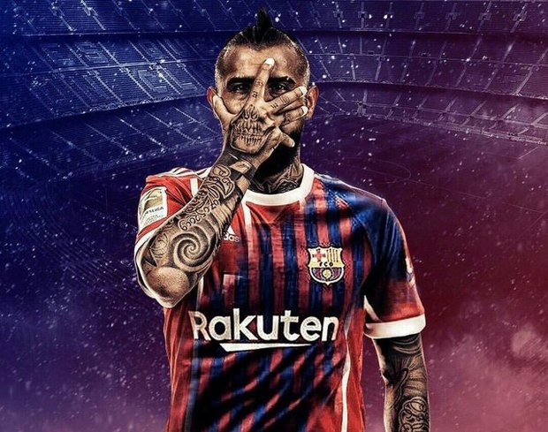 ویدال به بارسلونا پیوست
