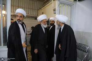 دومین شب عزاداری حضرت فاطمه (س) در بیت آیت الله دوستی زنجانی‎