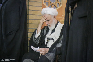 مراسم بزرگداشت آیت‌الله العظمی فیاض در حرم مطهر حضرت معصومه (س)