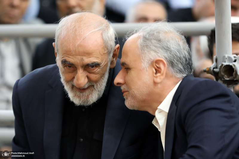 حضور شخصیت‌های سیاسی و مسئولان کشوری و لشکری در مراسم سالگرد ارتحال حضرت امام خمینی (س) -1