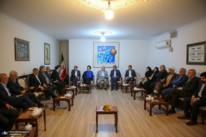 دیدار نوروزی جمعی از وزرای ادوار ایران با سید محمد خاتمی