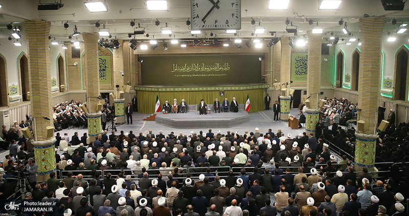 دیدار مسئولان نظام، سفرای کشور‌های اسلامی و مهمانان کنفرانس وحدت با رهبر انقلاب