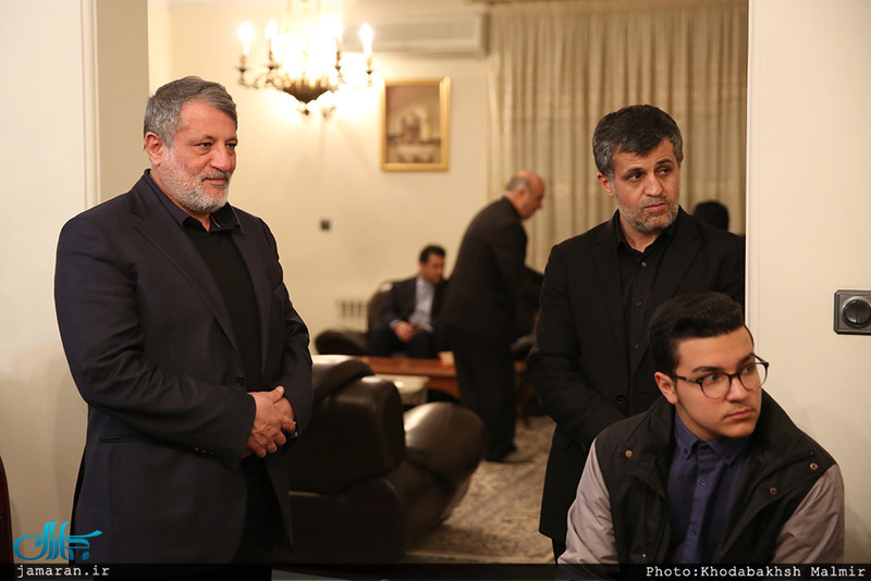 حضور شخصیت های علمی، فرهنگی و سیاسی در منزل آیت الله هاشمی رفسنجانی(ره)