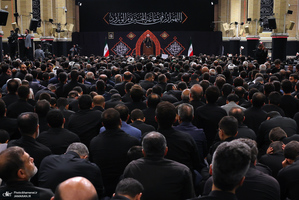 آخرین شب مراسم عزاداری محرم در حسینیه امام خمینی