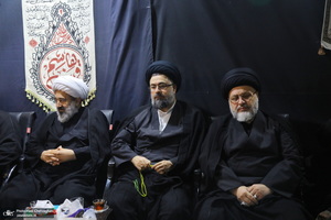مراسم عزاداری دهه اول ماه صفر در بیت مرحوم آیت الله شاه آبادی‎