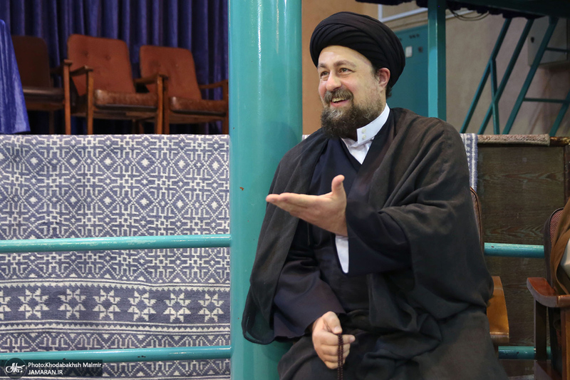 دیدار جمعی از جانبازان واقعه هفتم تیر با سید حسن خمینی
