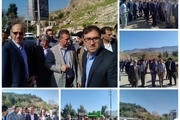 بازدید اعضای کمیسیون اصل نود مجلس از محل حادثه سیل شیراز