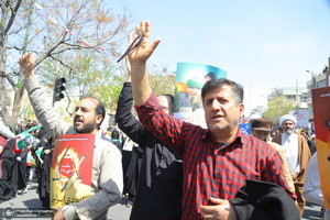 راهپیمایی باشکوه روز قدس در قم -1