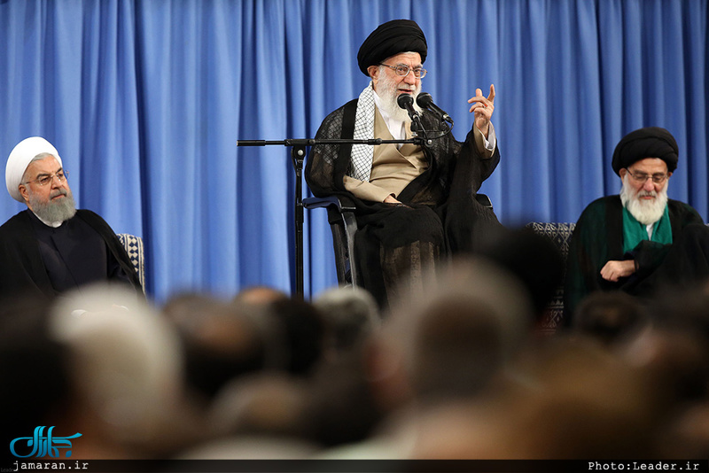 دیدار مسئولان نظام و سفرای کشورهای اسلامی با رهبر معظم انقلاب