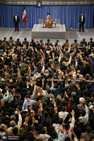 دیدار هزاران نفر از معلمان و فرهنگیان سراسر کشور با رهبر معظم انقلاب