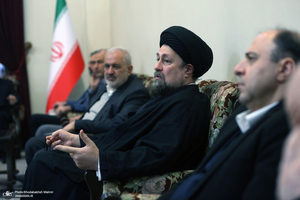 دیدار وزیر و مدیران ارشد وزارت نیرو با سید حسن خمینی