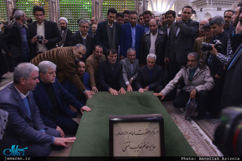 تجدید میثاق وزارتخانه ها، اصناف، نهادها، سازمان ها و اقشار مختلف مردم با آرمان های امام خمینی(س)-1