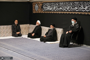 مراسم عزاداری شب تاسوعای حسینی (ع) در حسینیه امام خمینی