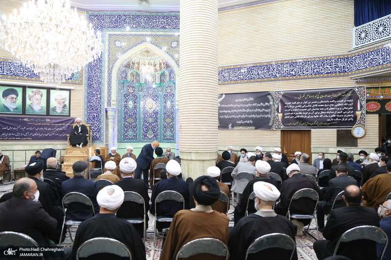 مراسم بزرگداشت همسر مرحوم آیت الله العظمی فاضل لنکرانی (ره)