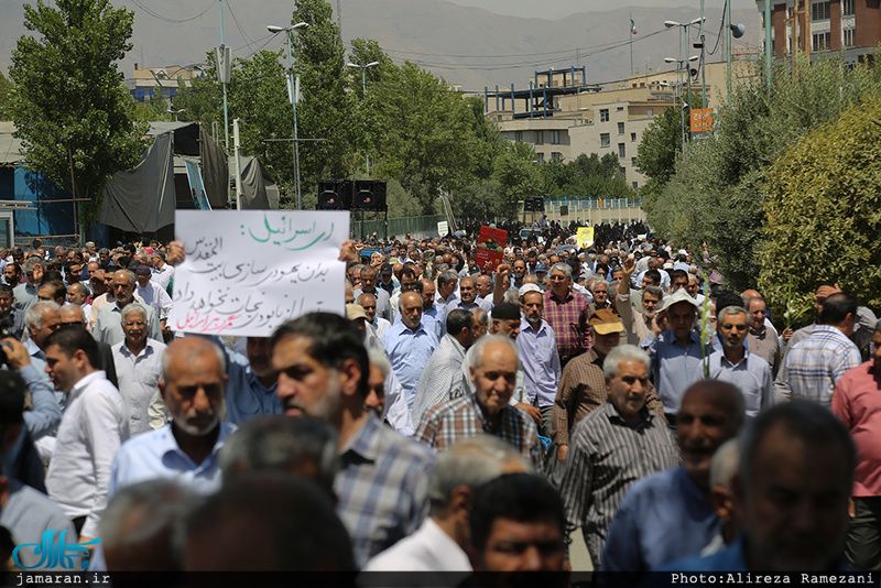 راهپیمایی اعتراض آمیز علیه جنایات در مسجد الاقصی و میانمار 