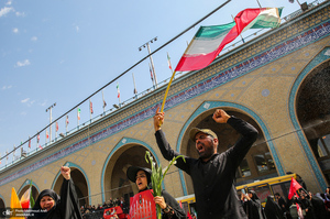 مراسم وداع با رهبر شهید انقلاب در مصلی تهران -3