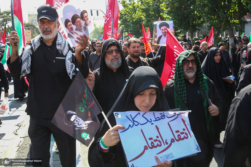 مراسم تشییع پیکر مطهر رهبر شهید انقلاب در تهران -6