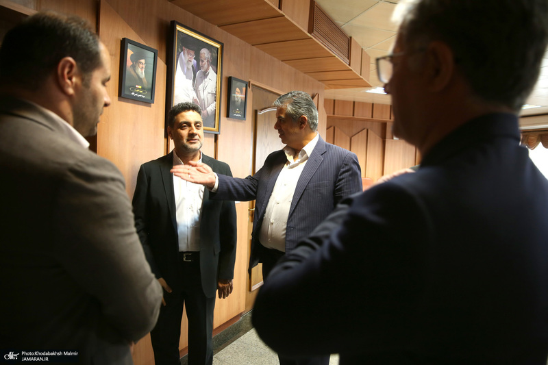 دیدار معاون فرهنگی موسسه با آیت الله دری نجف آبادی