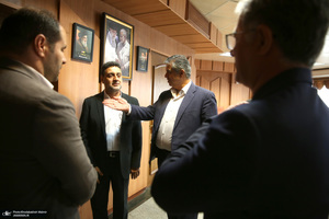 دیدار معاون فرهنگی موسسه با آیت الله دری نجف آبادی