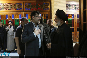 مراسم ختم مادر حجت الاسلام و المسلمین محتشمی پور در مسجد نور-2