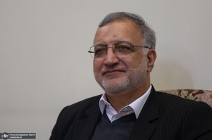 دیدار شهردار و اعضای شورای شهر تهران با سید حسن خمینی - علیرضا زاکانی