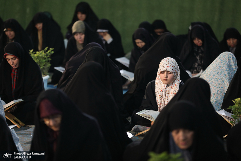 مراسم جزخوانی قرآن کریم در حرم مطهر حضرت عبدالعظیم حسنی(ع)