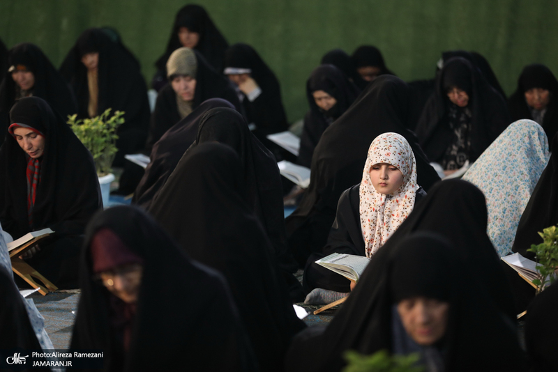 مراسم جزخوانی قرآن کریم در حرم مطهر حضرت عبدالعظیم حسنی(ع)