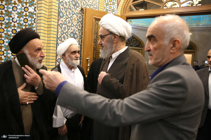 مراسم چهلمین روز درگذشت حجت الاسلام و المسلمین محمدعلی جماعتی در مسجد جامع جماران
