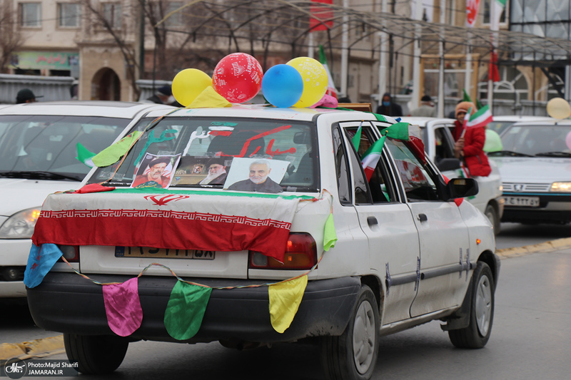 راهپیمایی 22 بهمن در خمین