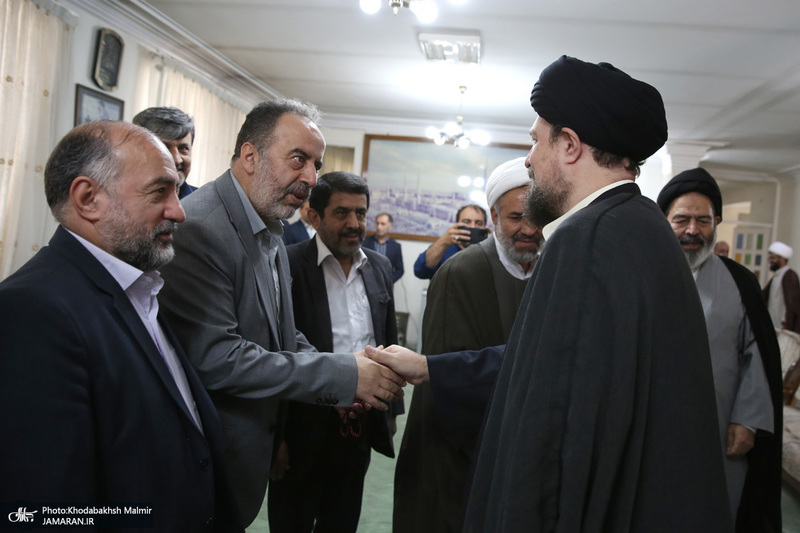 دیدار مسولان سازمان حج و زیارت با سید حسن خمینی