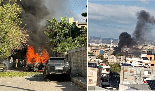 وقوع انفجار شدید در بانیاس سوریه + عکس ها