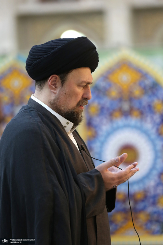 دیدار مسئولین هیت های مذهبی اتباع استان تهران با سید حسن خمینی