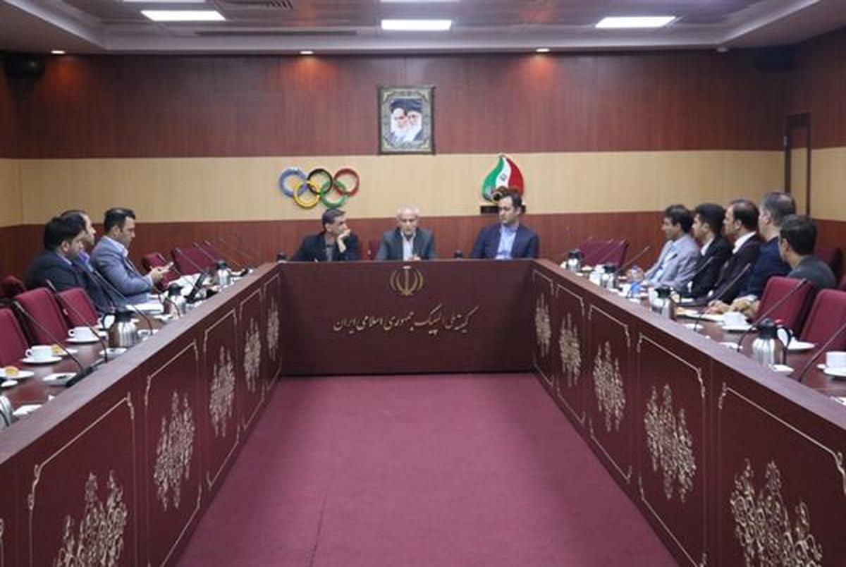 نشست سرپرست کاروان ایران برای بازی های المپیک 2020 توکیو