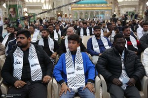 مراسم چهلم شهید سیدحسن نصرالله و سرلشکر نیلفروشان در حرم امام خمینی (س)