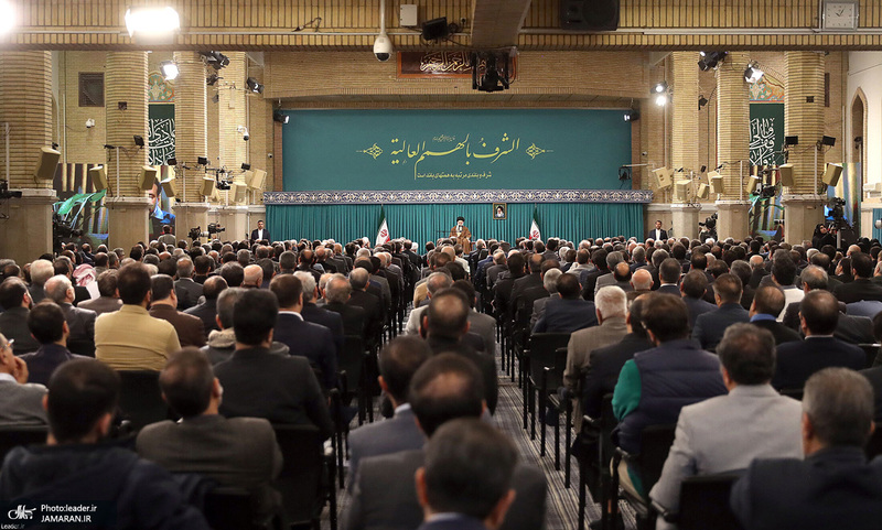 دیدار تولیدکنندگان و فعالان اقتصادی با رهبر معظم انقلاب
