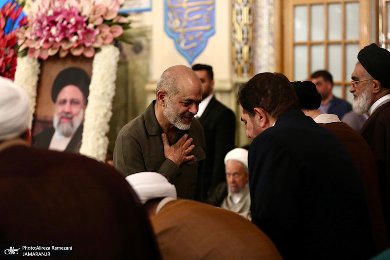 مراسم اولین سالگرد شهادت حجت الاسلام و المسلمین سید ابراهیم رئیسی در حرم مطهر رضوی