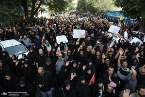 مراسم تشییع شهدای جنگ تحمیلی رژیم صهیونیستی در تهران-2