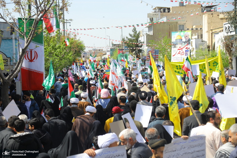 راهپیمایی باشکوه روز قدس در قم -2